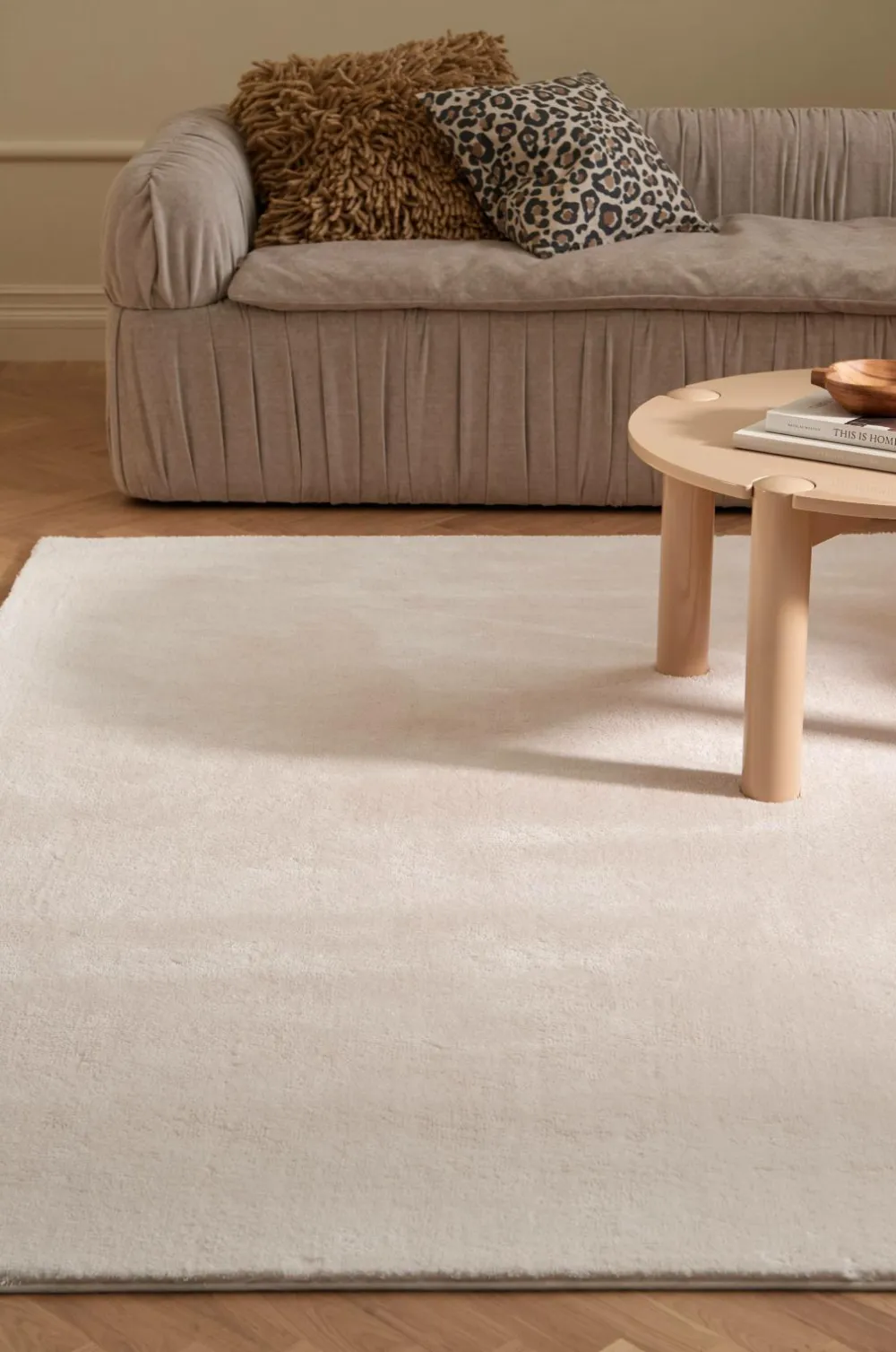 Ellos Fladvævede Tæpper>Home Tæppe Avila Cremet hvid