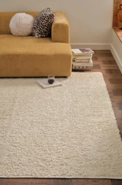 Ellos Home Tæppe Boucle Wovencarpet Hvid