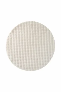 Ellos Bomulds- & Kludetæpper>Home Tæppe Byron Round Lys beige