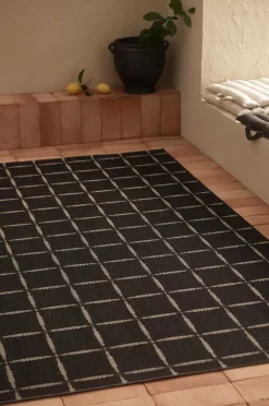 Ellos Home Udendørs tæppe Caorle Sort Hot