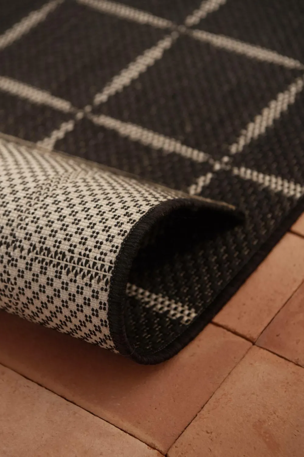 Ellos Home Udendørs tæppe Caorle Sort Hot