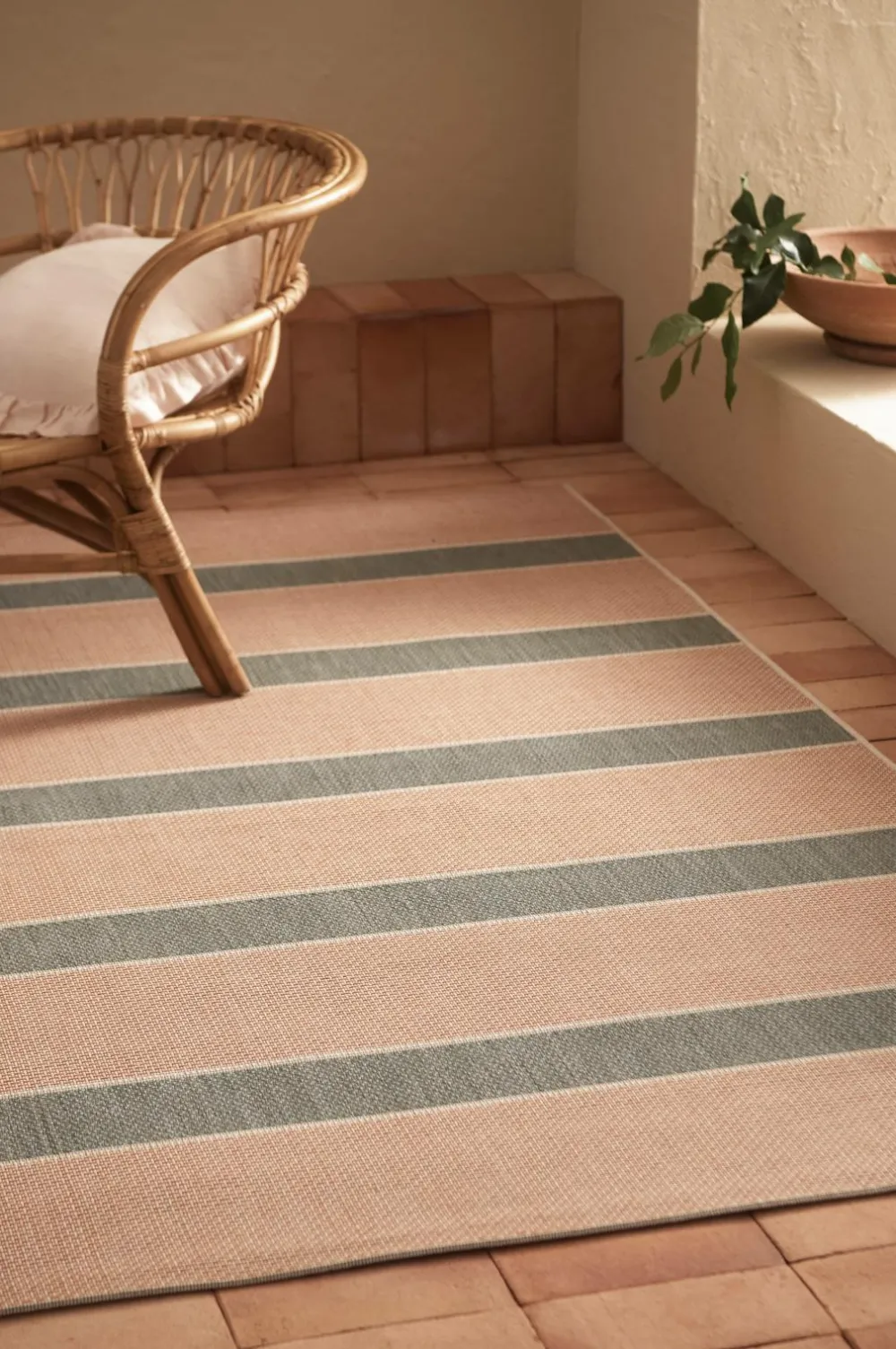 Ellos Home Udendørs tæppe Rimini Orange