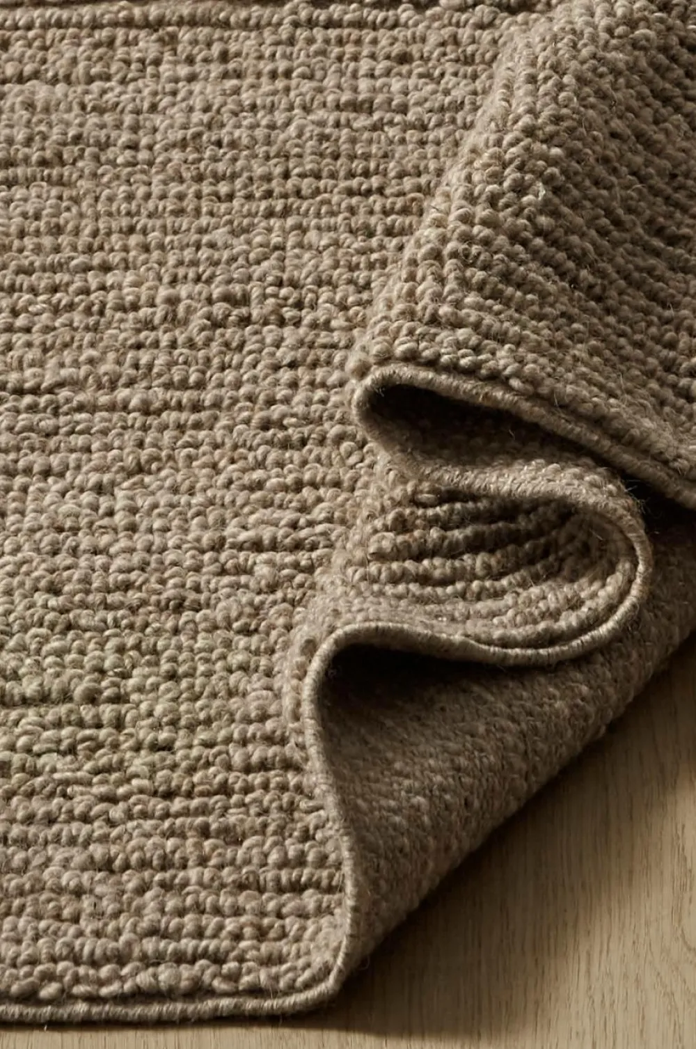 Ellos Home Uldgulvtæppe Chicago Beige Hot