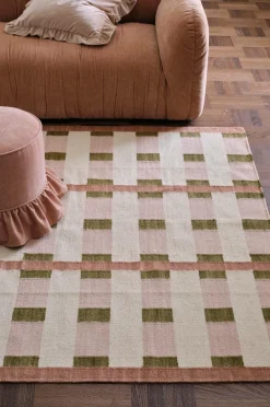 Ellos Home Uldgulvtæppe Lomma Lyserød Best