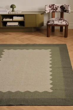 Ellos Home Uldgulvtæppe Este Grøn Discount