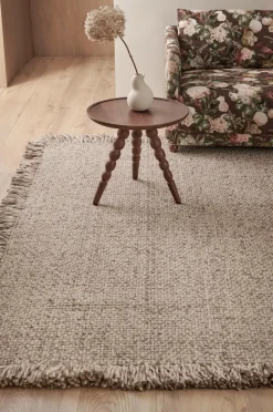 Ellos Home Uldgulvtæppe Solapur Brun Hot