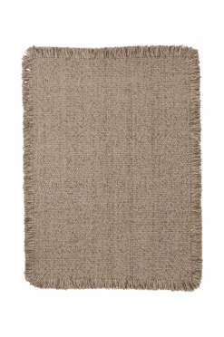 Ellos Home Uldgulvtæppe Solapur Brun Hot