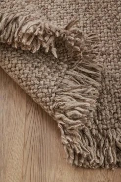 Ellos Home Uldgulvtæppe Solapur Brun Hot