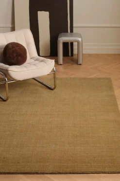 Ellos Home Uldgulvtæppe Aviles Woolcarpet Mørkegul New