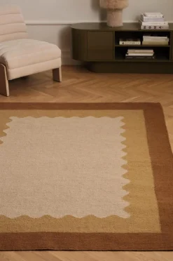 Ellos Uldtæpper>Home Uldgulvtæppe Este Brungul