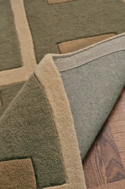 Ellos Home Uldgulvtæppe Marina Grøn Best