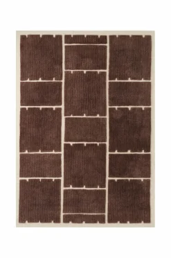 Ellos Home Uldgulvtæppe Fermo Brun Best