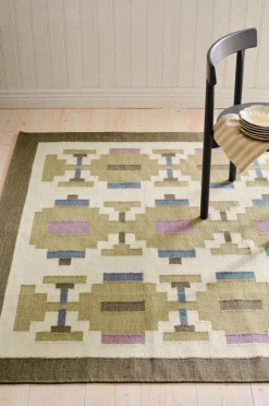 Ellos Home Uldgulvtæppe Ystad Grøn Best