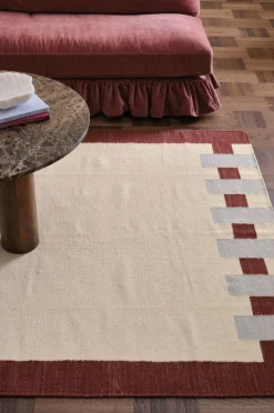 Ellos Home Uldgulvtæppe Visby Varm hvid Clearance