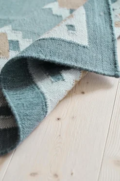 Ellos Home Uldgulvtæppe Sala Blå Clearance