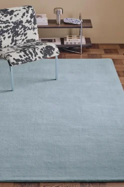 Ellos Home Uldgulvtæppe Sarina Lyseblå Outlet