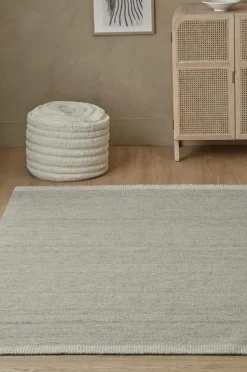 Ellos Uldtæpper>Home Uldtæppe Verdal Sølvfarvet 2526