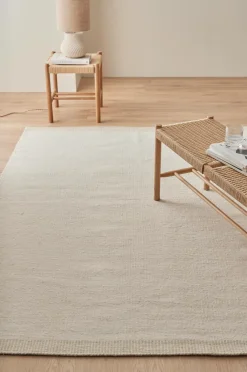 Ellos Home Uldtæppe Verdal Hvid Clearance