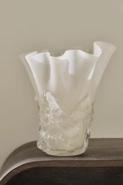 Ellos Home Vase Emeli højde 25 cm Hvid Discount