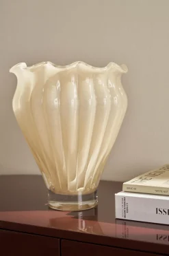 Ellos Vaser>Home Vase Noor højde 28,5 cm Beige