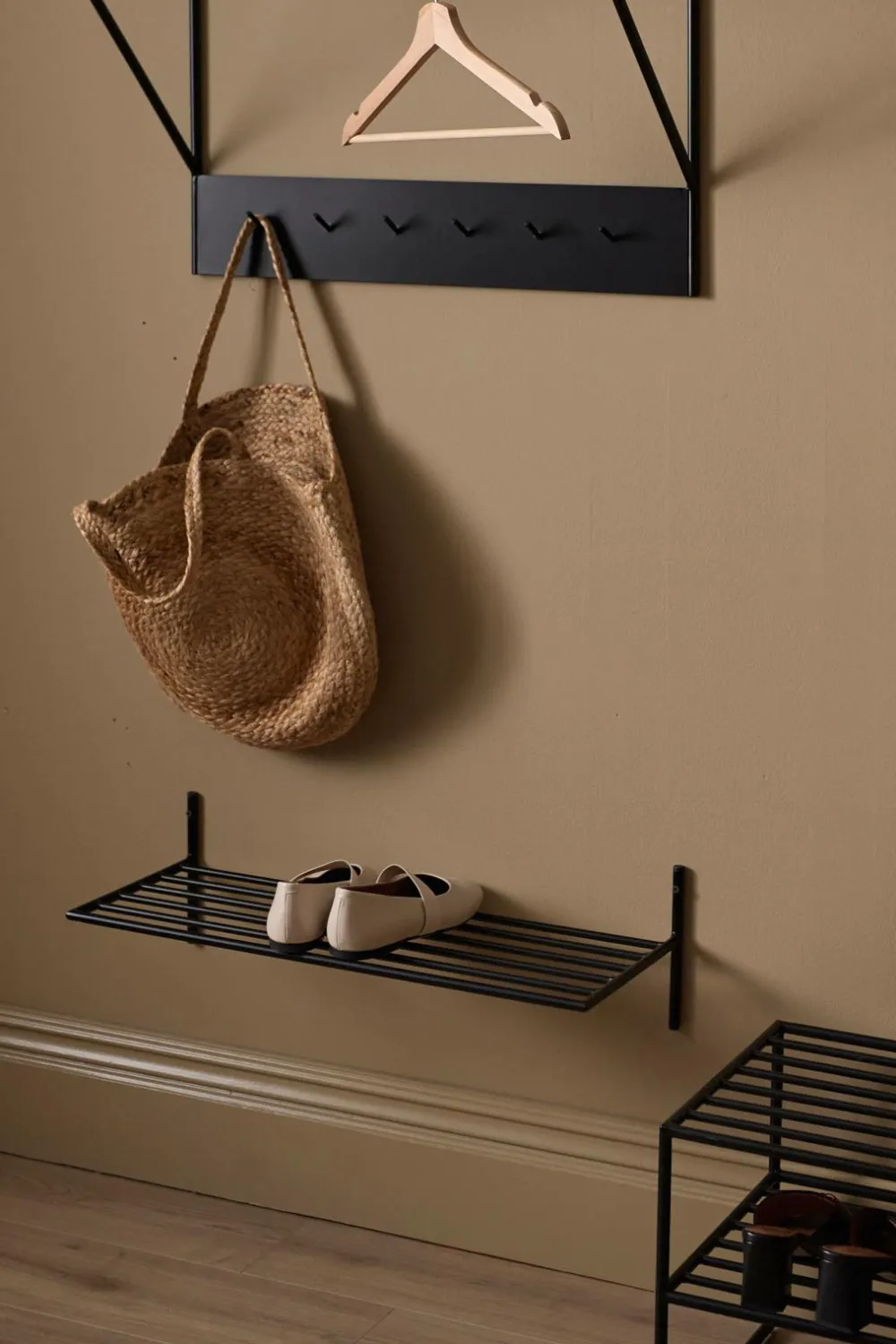 Ellos Home Væghylde / skohylde Elis Single Sort Online