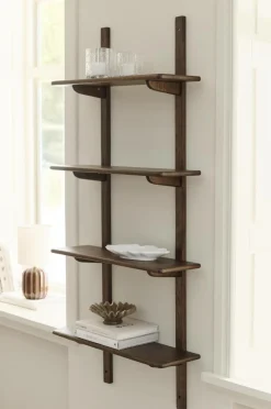 Ellos Home Væghylde Albin High Shelf Brun New