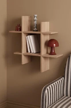 Ellos Home Væghylde Cross Beige Outlet