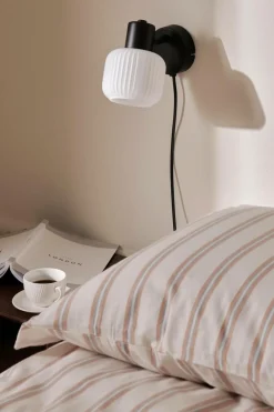 Ellos Væglamper>Home Væglampe Esaias Black/ Glass