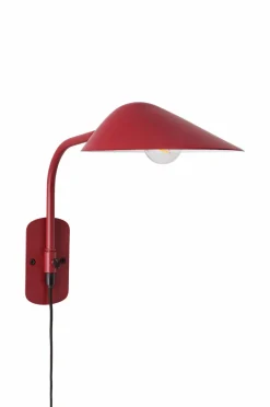 Ellos Home Væglampe Finley Mørkerød Discount