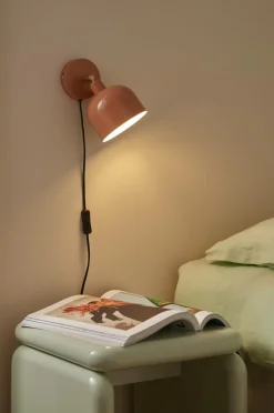 Ellos Home Væglampe Glossy Brunrosa Hot