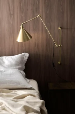 Ellos Væglamper>Home Væglampe Jordan Lille Guldfarvet/sort ledning