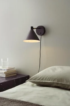 Ellos Home Væglampe Jordan Mini Sort/sort plastledning Best