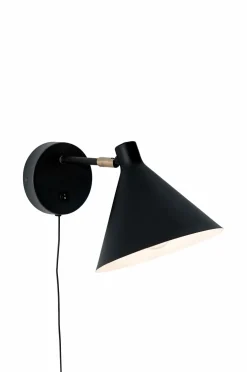 Ellos Home Væglampe Jordan Mini Sort/sort plastledning Best