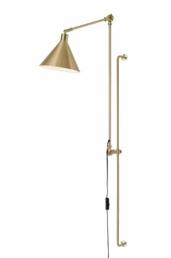 Ellos Home Væglampe Jordan Stor Guldfarvet/sort ledning Outlet