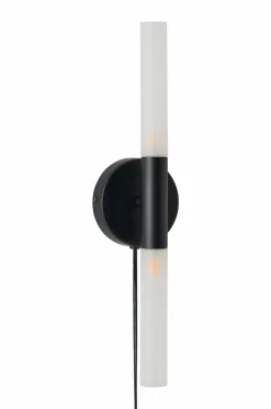 Ellos Home Væglampe Leon Sort og hvid Sale