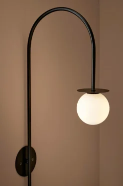 Ellos Home Væglampe Milo Black mdf/metal Hot