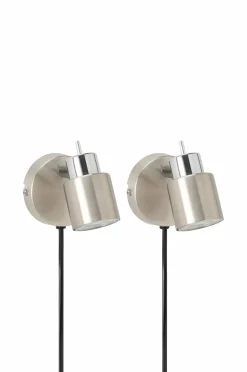 Ellos Home Væglampe Nicky 2-pak Krom