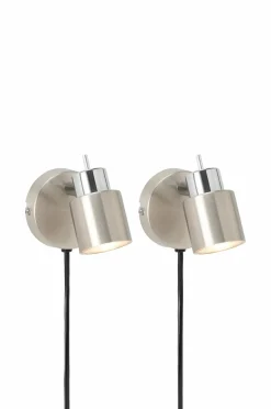 Ellos Home Væglampe Nicky 2-pak Krom