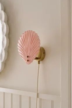 Ellos Væglamper>Home Væglampe Shella Rosa/messing