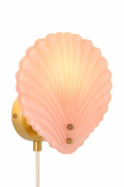 Ellos Væglamper>Home Væglampe Shella Rosa/messing