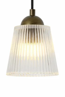 Ellos Pendler>Home Vindueslampe Colin Klart glas/antikbrun