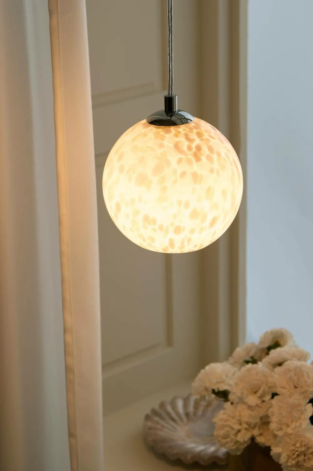 Ellos Pendler>Home Vindueslampe Dotsy Hvid/lilla