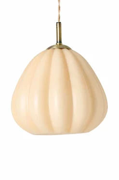 Ellos Home Vindueslampe Elba Painting shiny beige glass+antique gold iron Discount