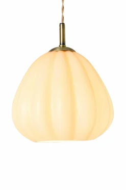 Ellos Home Vindueslampe Elba Painting shiny beige glass+antique gold iron Discount