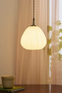 Ellos Home Vindueslampe Elba Painting shiny beige glass+antique gold iron Discount