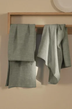 Ellos Køkkentekstiler>Home Viskestykke Ramona Uni 2-pak Grøn