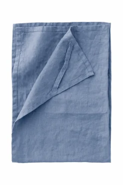 Ellos Home Viskestykke Malva i 100% hør Antikblå New