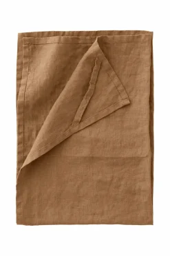 Ellos Køkkentekstiler>Home Viskestykke Malva i 100% hør Guldbrun