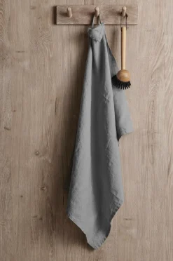 Ellos Home Viskestykke Malva i 100% hør Grå Outlet