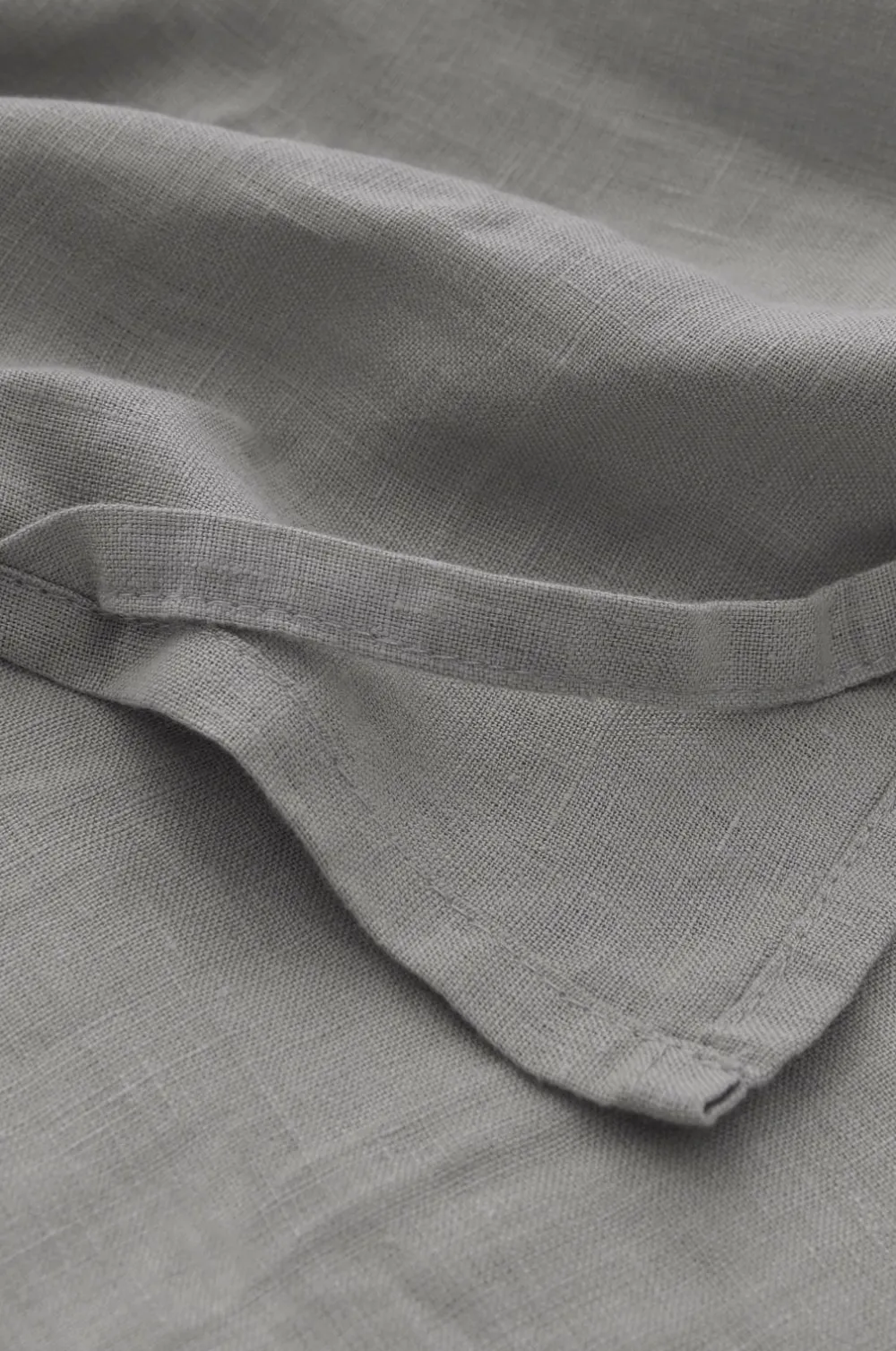 Ellos Home Viskestykke Malva i 100% hør Grå Outlet